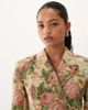 ASOS DESIGN ASOS DESIGN structured double breasted blazer mini dress in vintage floral tapestry-Multi - 3