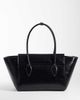 ASOS DESIGN ASOS DESIGN structured jumbo tote in black-Green - 1