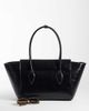 ASOS DESIGN ASOS DESIGN structured jumbo tote in black-Green - 2