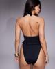 ASOS DESIGN ASOS DESIGN structured plunge swimsuit in black - 4