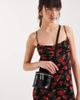 ASOS DESIGN ASOS DESIGN structured vanity cross body bag with adjustable strap in black croc - 1