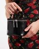 ASOS DESIGN ASOS DESIGN structured vanity cross body bag with adjustable strap in black croc - 4