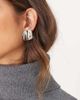 ASOS DESIGN ASOS DESIGN stud earrings with abstract design in silver tone - 1