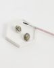 ASOS DESIGN ASOS DESIGN stud earrings with dalmatian stone set design in silver tone - 2