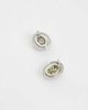 ASOS DESIGN ASOS DESIGN stud earrings with dalmatian stone set design in silver tone - 3