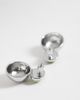 ASOS DESIGN ASOS DESIGN stud earrings with double-drop and faux dalmatian stone in silver tone - SILVER - 4