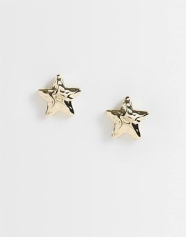 ASOS DESIGN ASOS DESIGN stud earrings with star design in gold tone