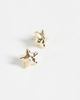 ASOS DESIGN ASOS DESIGN stud earrings with star design in gold tone - 3