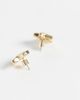 ASOS DESIGN ASOS DESIGN stud earrings with star design in gold tone - 4