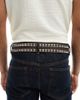 ASOS DESIGN ASOS DESIGN studded belt in brown faux leather - 1
