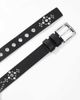 ASOS DESIGN ASOS DESIGN studded belt with crystals in black faux leather - 2