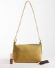 ASOS DESIGN ASOS DESIGN suede adjustable cross body bag in yellow - 2