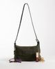 ASOS DESIGN ASOS DESIGN suede adjustable cross body purse in olive green - 2