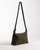 ASOS DESIGN ASOS DESIGN suede adjustable cross body purse in olive green - 4