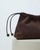 ASOS DESIGN ASOS DESIGN suede cloud clutch bag in chocolate-Brown - 2