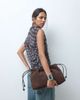 ASOS DESIGN ASOS DESIGN suede cloud clutch bag in chocolate-Brown - 3