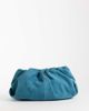 ASOS DESIGN ASOS DESIGN suede cloud clutch bag in turquoise-Blue - 1