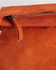 ASOS DESIGN ASOS DESIGN suede clutch bag with fold top detail in orange - 3