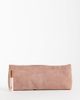 ASOS DESIGN ASOS DESIGN suede elongated pouch grab bag in pink - 2