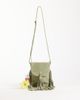 ASOS DESIGN ASOS DESIGN suede fringe cross-body bag in mint-No color - 2