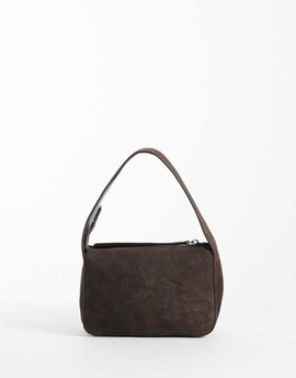 ASOS DESIGN ASOS DESIGN suede grab bag in chocolate-Brown