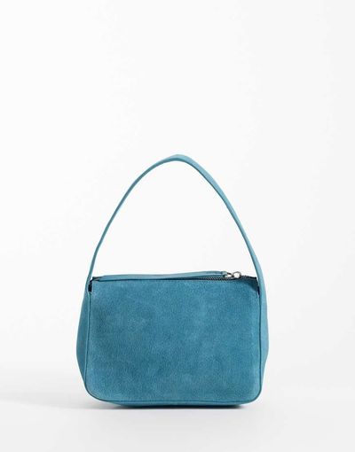 ASOS DESIGN ASOS DESIGN suede grab bag in teal-Red