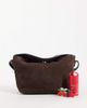ASOS DESIGN ASOS DESIGN suede mini flap top crossbody bag in chocolate-Brown - 2