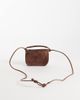 ASOS DESIGN ASOS DESIGN suede mini pouch bag in chocolate-Brown - 1