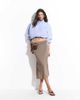 ASOS DESIGN ASOS DESIGN suede mini pouch bag in chocolate-Brown - 2