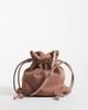 ASOS DESIGN ASOS DESIGN suede pouch grab bag in pink - 1