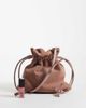 ASOS DESIGN ASOS DESIGN suede pouch grab bag in pink - 2