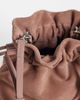 ASOS DESIGN ASOS DESIGN suede pouch grab bag in pink - 3