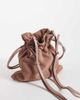 ASOS DESIGN ASOS DESIGN suede pouch grab bag in pink - 4