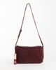 ASOS DESIGN ASOS DESIGN suede relaxed adjustable shoulder and cross body bag in burgundy-Red - 2
