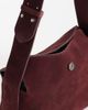 ASOS DESIGN ASOS DESIGN suede relaxed adjustable shoulder and cross body bag in burgundy-Red - 3