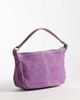 ASOS DESIGN ASOS DESIGN suede scoop shoulder bag in violet-Purple - 4