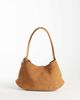 ASOS DESIGN ASOS DESIGN suede shoulder bag with internal pouch in tan-Brown - 4