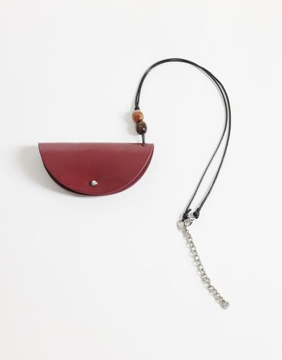 ASOS DESIGN ASOS DESIGN sunglasses carrier in burgundy-Red
