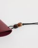 ASOS DESIGN ASOS DESIGN sunglasses carrier in burgundy-Red - 4