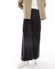 ASOS DESIGN ASOS DESIGN super baggy pants in black with embroidered back pockets - 4