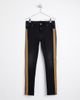 ASOS DESIGN ASOS DESIGN super skinny jeans in black with side stripe - 3
