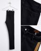ASOS DESIGN ASOS DESIGN super skinny jeans in black with side stripe - 4