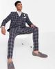 ASOS DESIGN ASOS DESIGN super skinny suit vest in oxford check in charcoal-Grey - 4