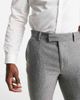 ASOS DESIGN ASOS DESIGN super skinny wool mix suit pants in charcoal herringbone-Gray - 4