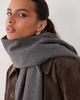 ASOS DESIGN ASOS DESIGN super soft scarf in charcoal gray - 2