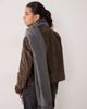 ASOS DESIGN ASOS DESIGN super soft scarf in charcoal gray - 3