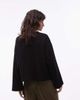 ASOS DESIGN ASOS DESIGN super soft touch oversized Henley top in black - 4
