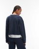 ASOS DESIGN ASOS DESIGN Supersoft button up cardigan with turn up cuff in navy - part of a set - 4