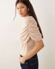 ASOS DESIGN ASOS DESIGN supersoft cape top in cream-White - 1