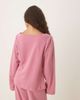 ASOS DESIGN ASOS DESIGN supersoft off shoulder knot detail long sleeve top in pink - 3